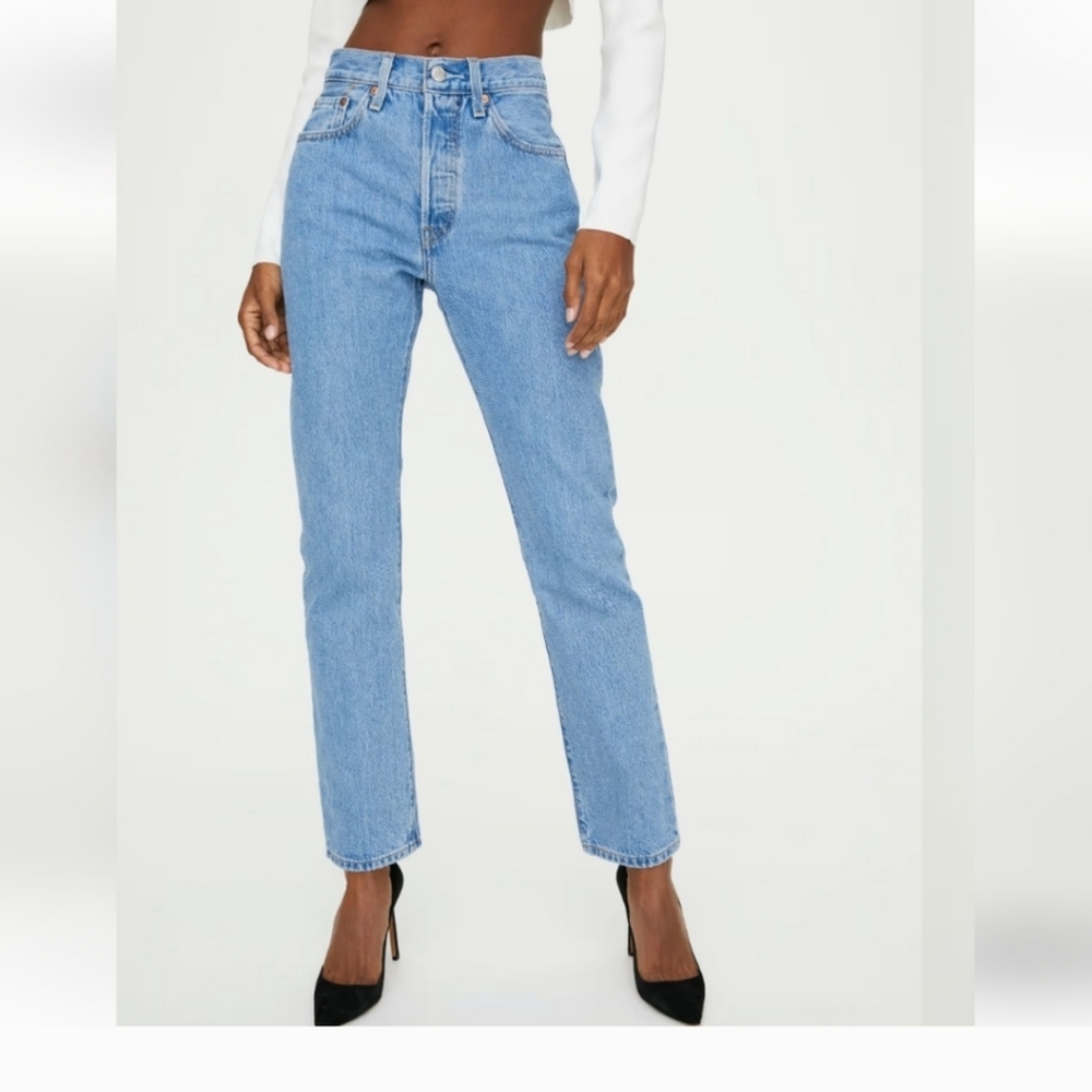 Levi's women's 511 straight leg vintage wash jeans 36x32